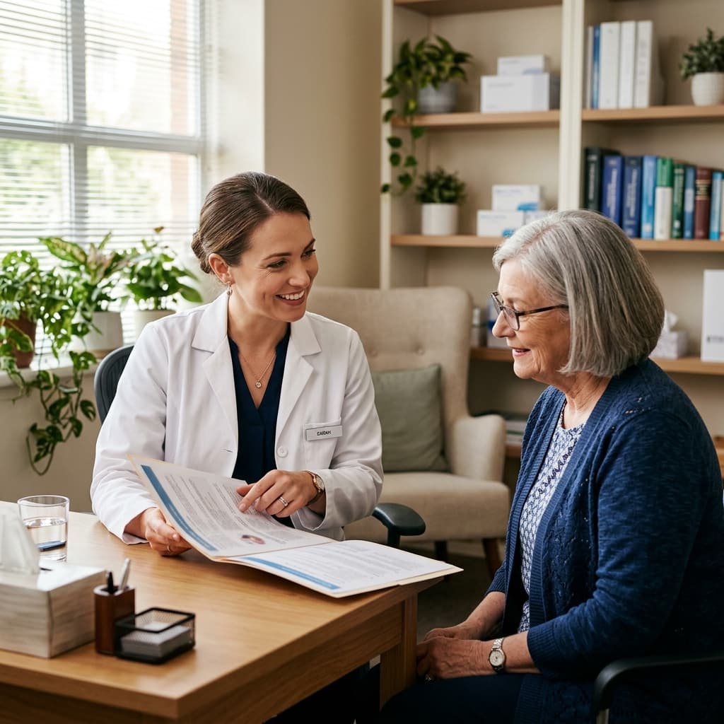 Personal patient counseling at Colonial Heights Pharmacy